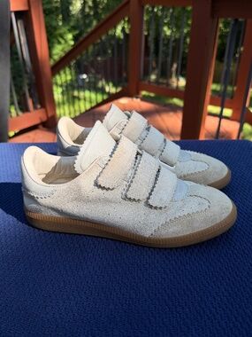 Isabel Marant Beth Suede Low-Top Sneakers - Size 38